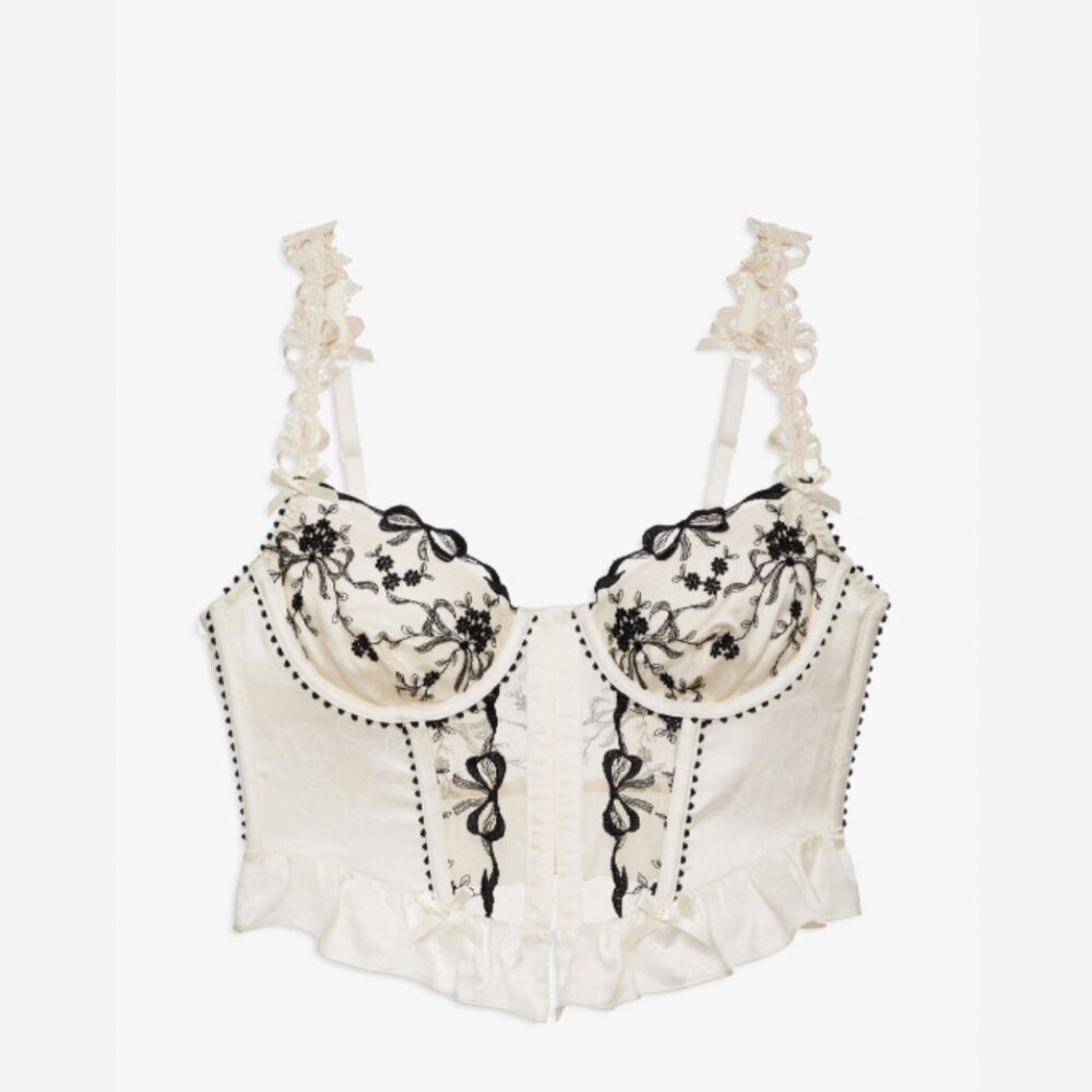 For Love & Lemons Bow Time Bustier